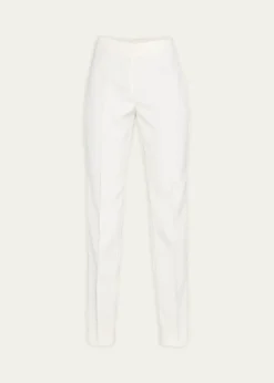 AkrisMelissa Mid-Rise Slim-Leg Pants