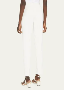 AkrisMelissa Mid-Rise Slim-Leg Pants