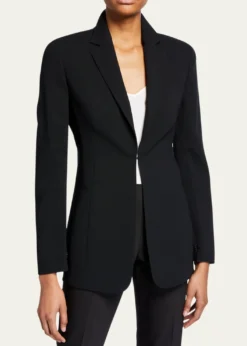 AkrisOdette Long Wool Blazer Jacket