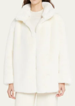 Akris puntoFaux-Fur Short Jacket
