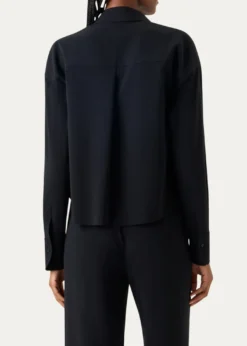 Akris puntoFlower Applique Button-Down Shirt