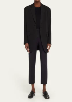 Akris puntoFranca Mid-Rise Cropped Pants