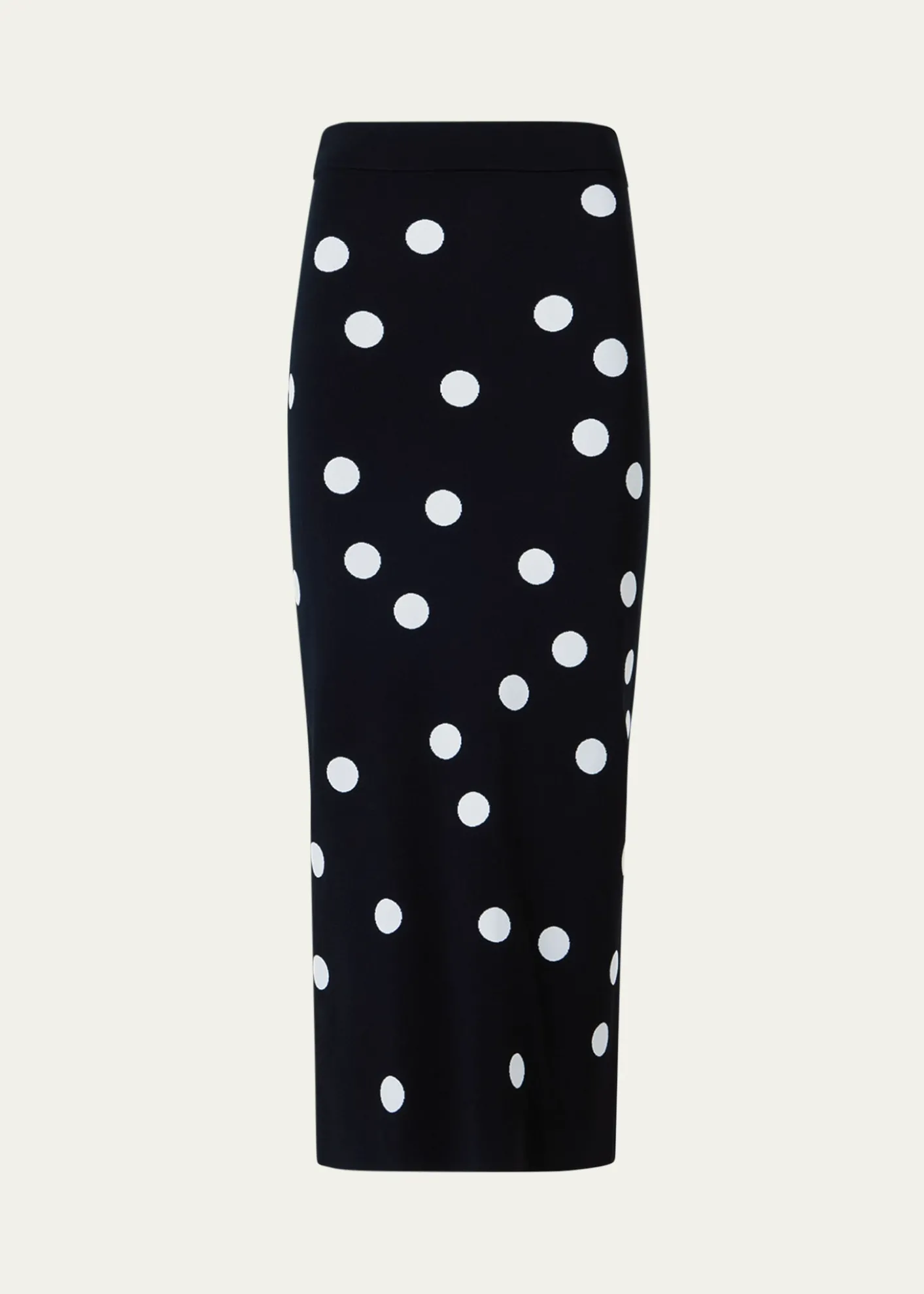Akris puntoPolka Dot Knit Midi Tube Skirt