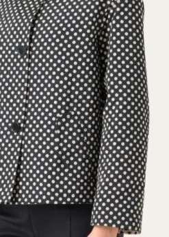 Akris puntoPolka-Dot Single-Breasted Jacket