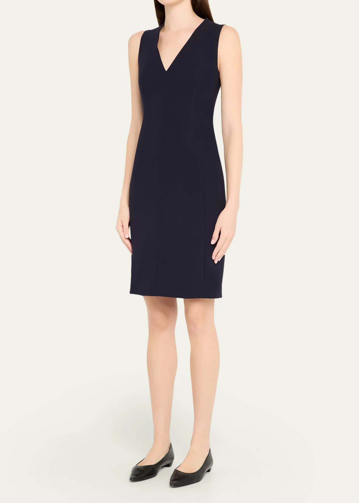 AkrisSleeveless V-Neck Dress