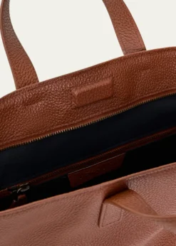 AkrisSmall Grain Leather Backpack