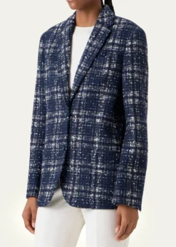 AkrisWool-Viscose Tweed Kora Jacket