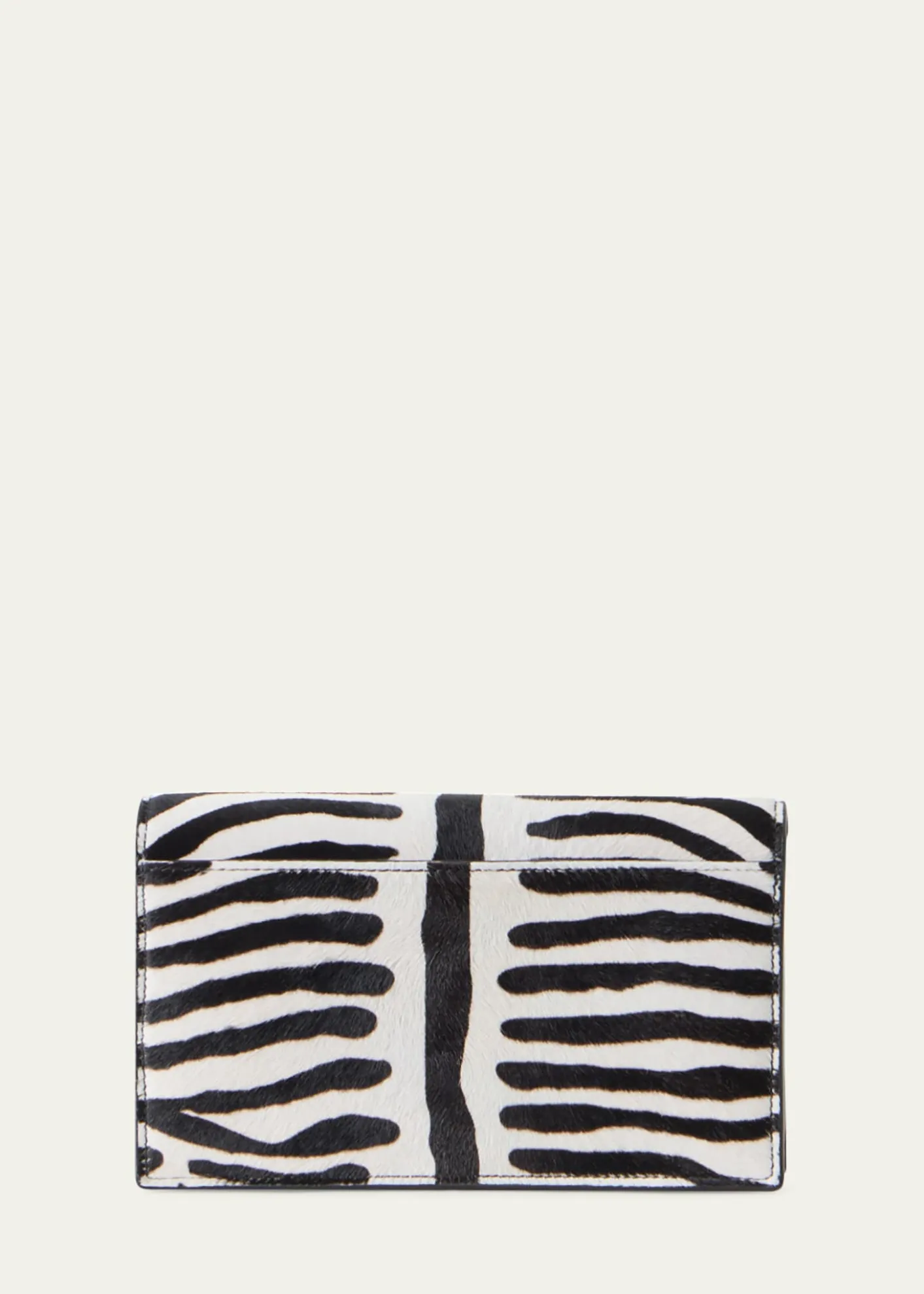 AkrisZebra-Print Calf Hair Clutch Bag