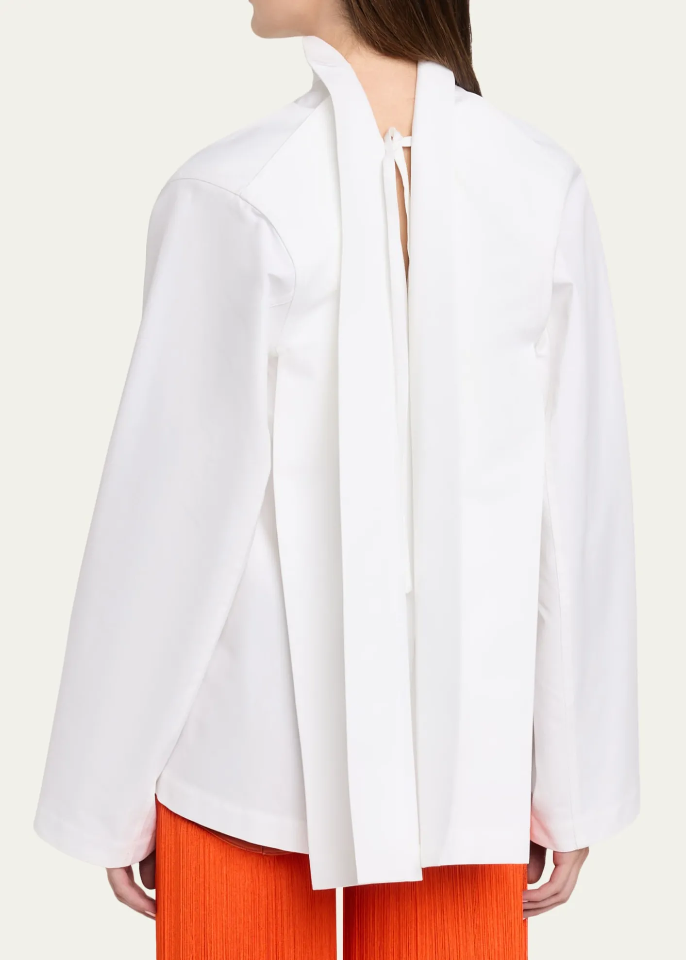 ALAIACotton Poplin Reverse Jacket