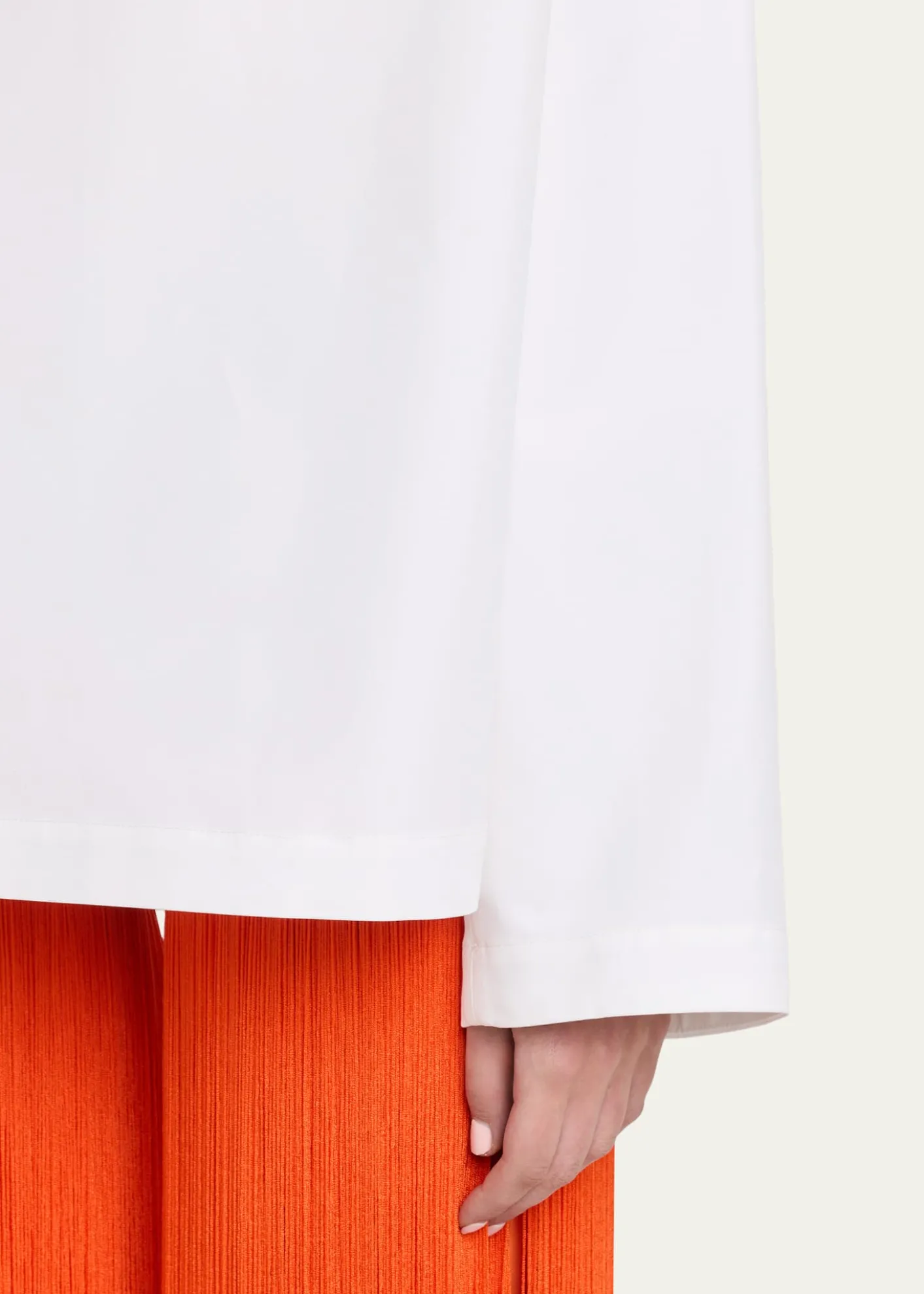 ALAIACotton Poplin Reverse Jacket