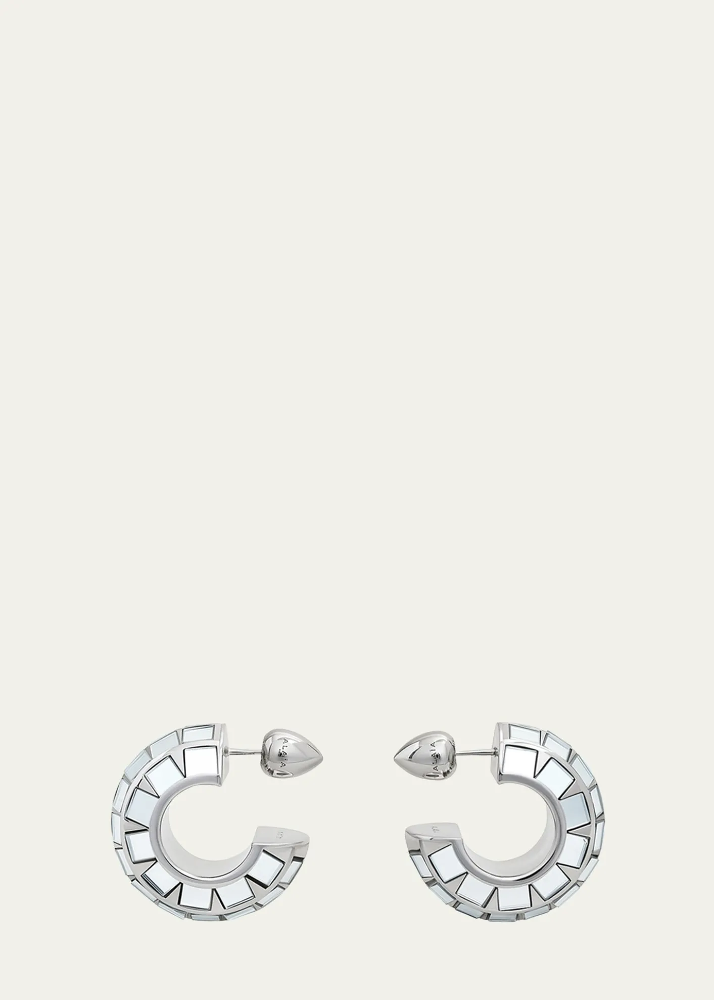 ALAIADisco Crystal Small Hoop Earrings