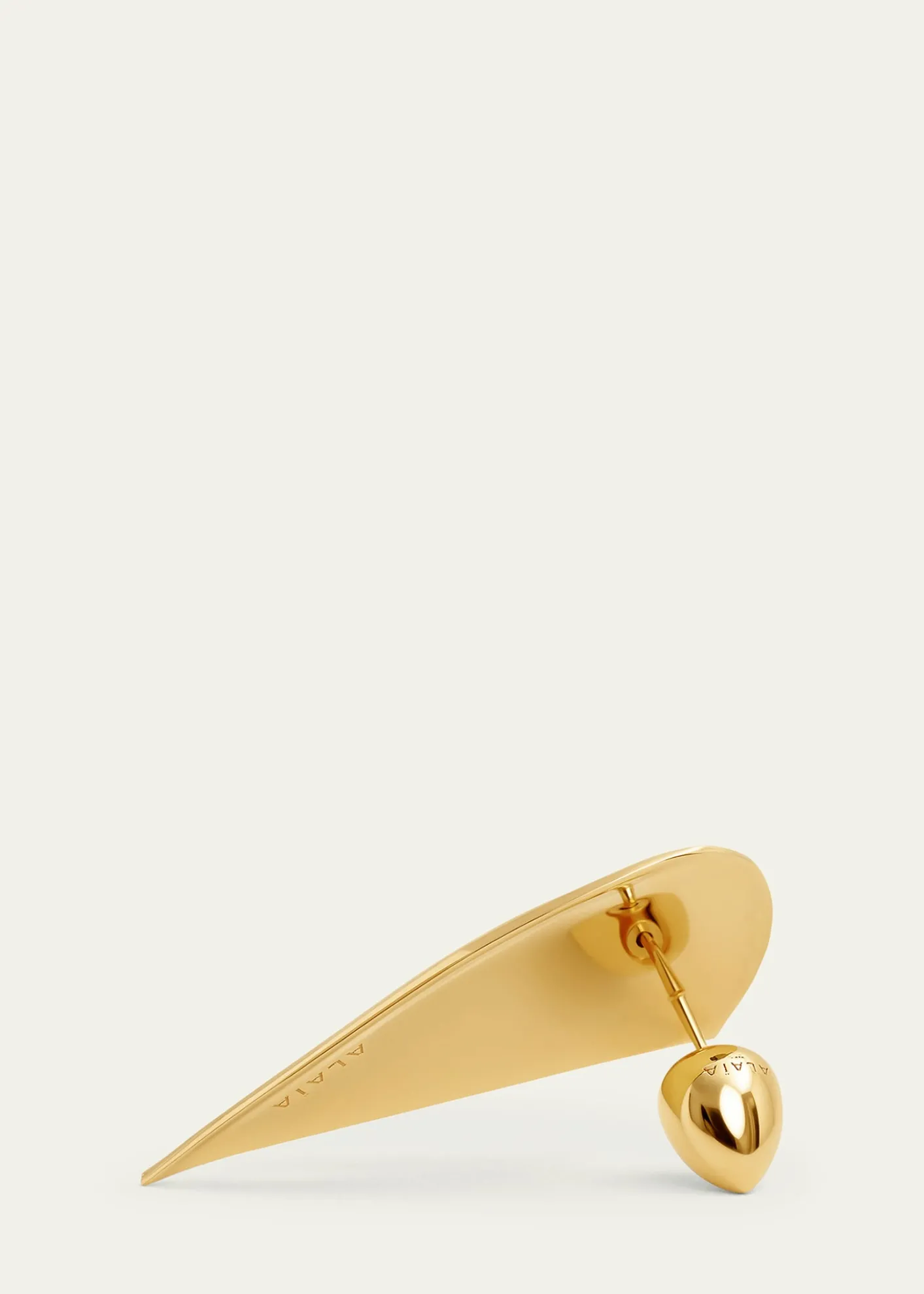 ALAIAHalf Heart-Shaped Earrings