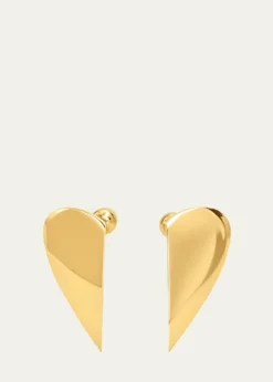 ALAIAHalf Heart-Shaped Earrings