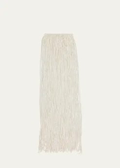 ALAIAKnit Beaded Scarf