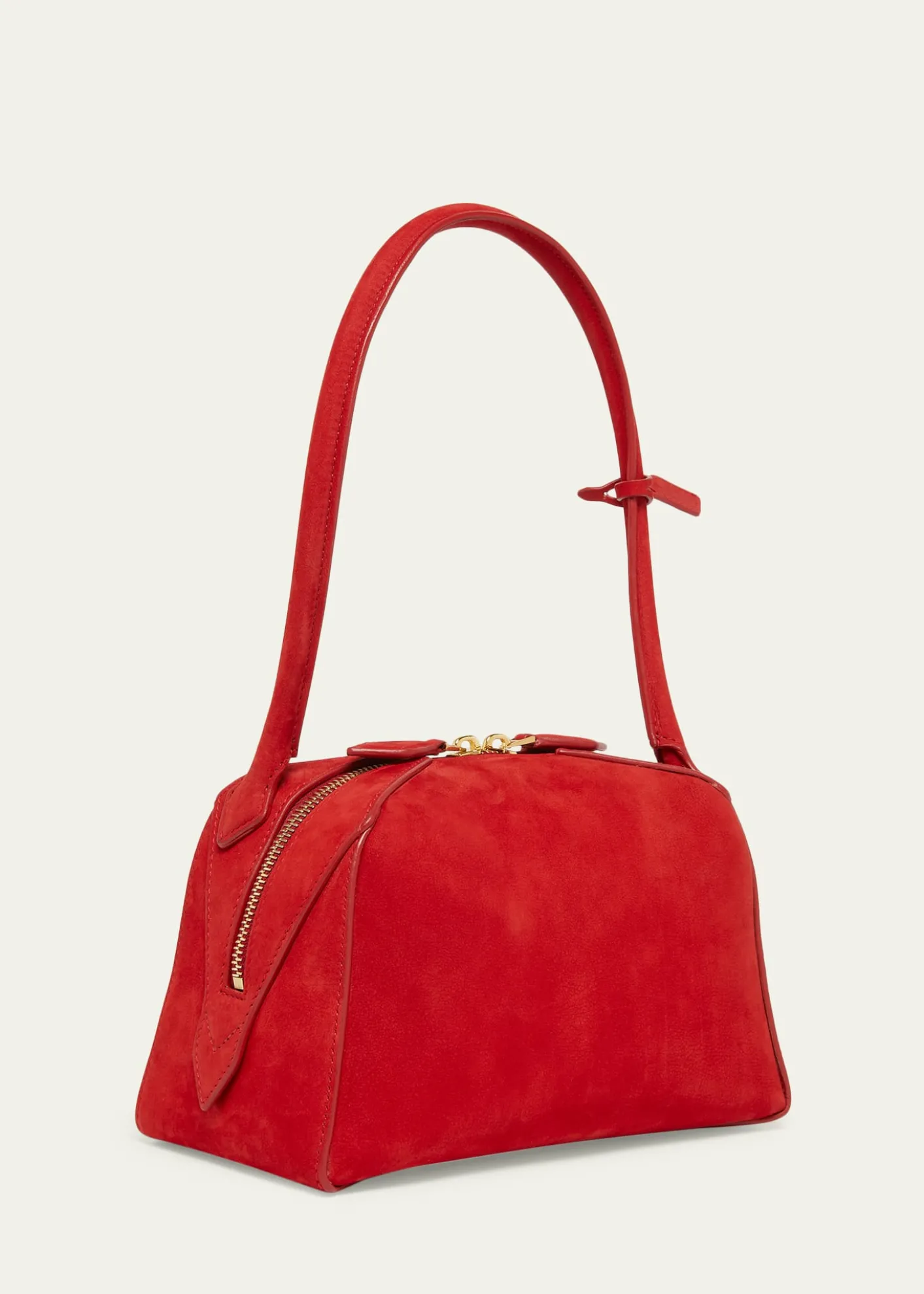 ALAIALe Bouledogue Dome Suede Top-Handle Bag