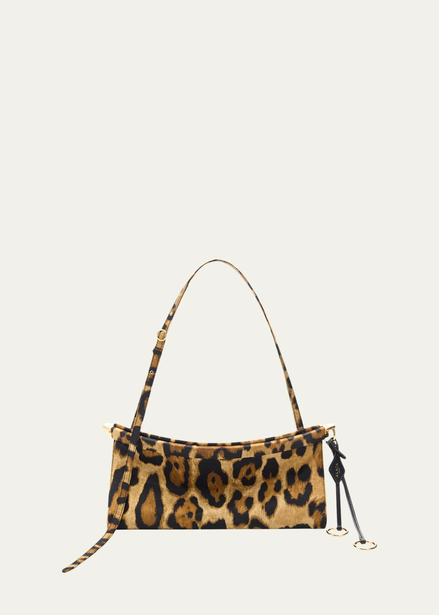 ALAIALe Click Medium Leopard-Print Shoulder Bag