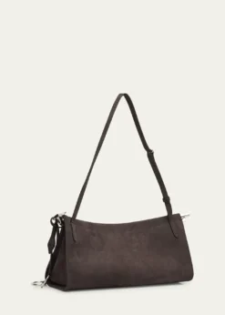 ALAIALe Click Medium Shoulder Bag in Suede