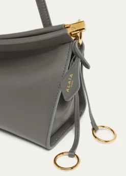 ALAIALe Click Medium Shoulder Bag in Glossy Leather