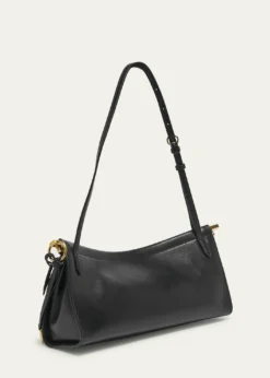 ALAIALe Click Medium Shoulder Bag in Glossy Leather