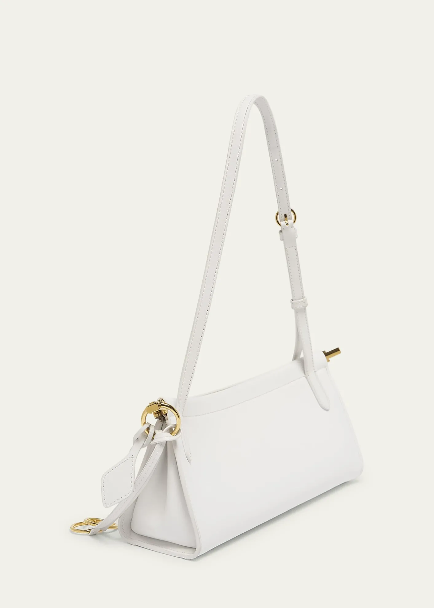 ALAIALe Click Small Shoulder Bag in Glossy Leather