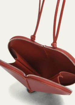 ALAIALe Coeur Crossbody Bag in Lux Leather