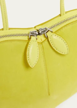 ALAIALe Coeur Crossbody Bag in Suede