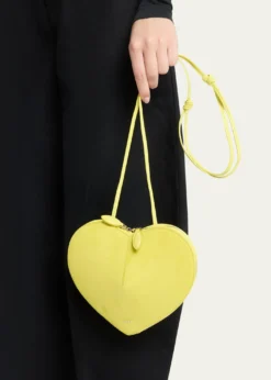 ALAIALe Coeur Crossbody Bag in Suede