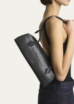 ALAIALe Teckel Medium Shoulder Bag in Goatskin