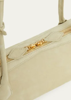ALAIALe Teckel Medium Suede Shoulder Bag