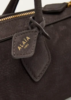ALAIALe Teckel Medium Suede Shoulder Bag