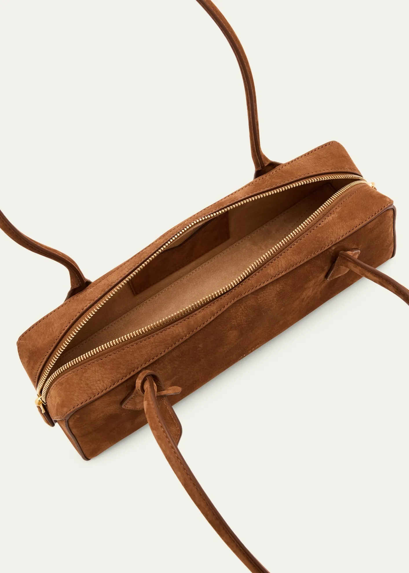 ALAIALe Teckel Medium Suede Shoulder Bag