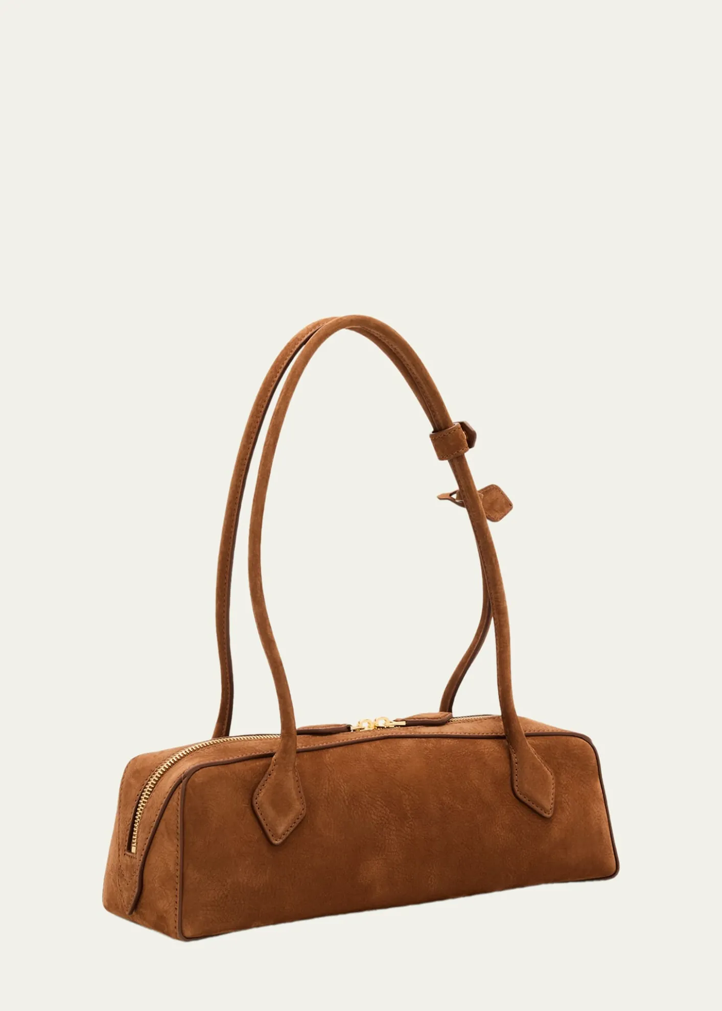 ALAIALe Teckel Medium Suede Shoulder Bag
