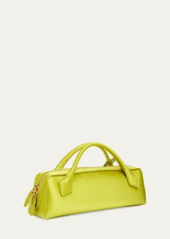 ALAIALe Teckel Silk Satin Clutch Bag