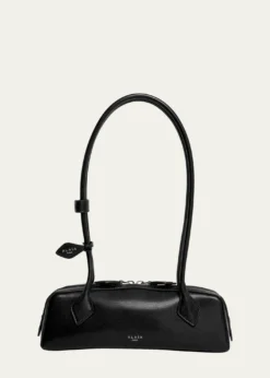 ALAIALe Teckel Small Shoulder Bag in Leather