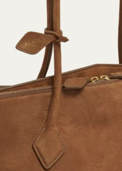 ALAIALe Teckel Tote Bag in Suede and Leather