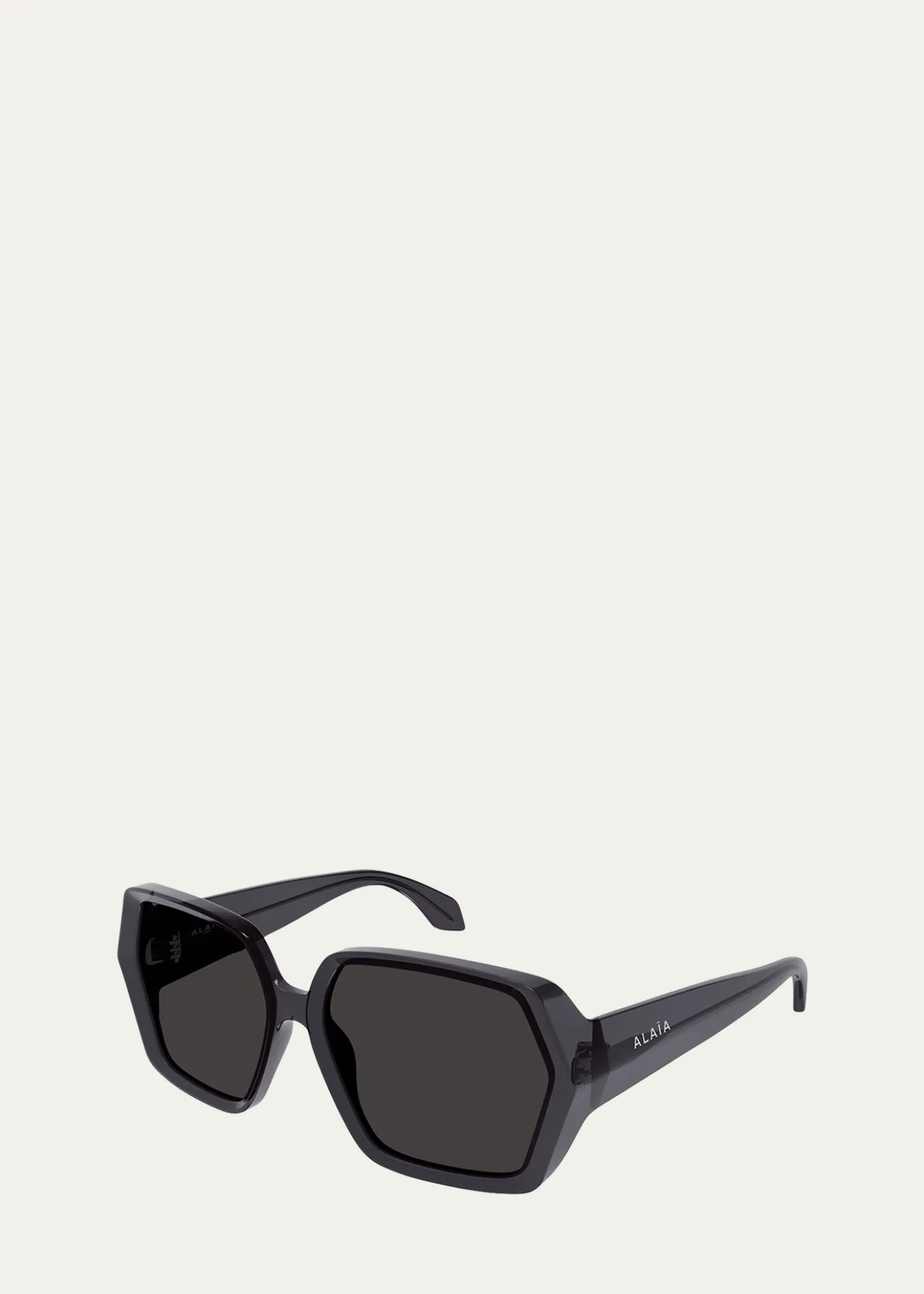 ALAIALogo Acetate Butterfly Sunglasses