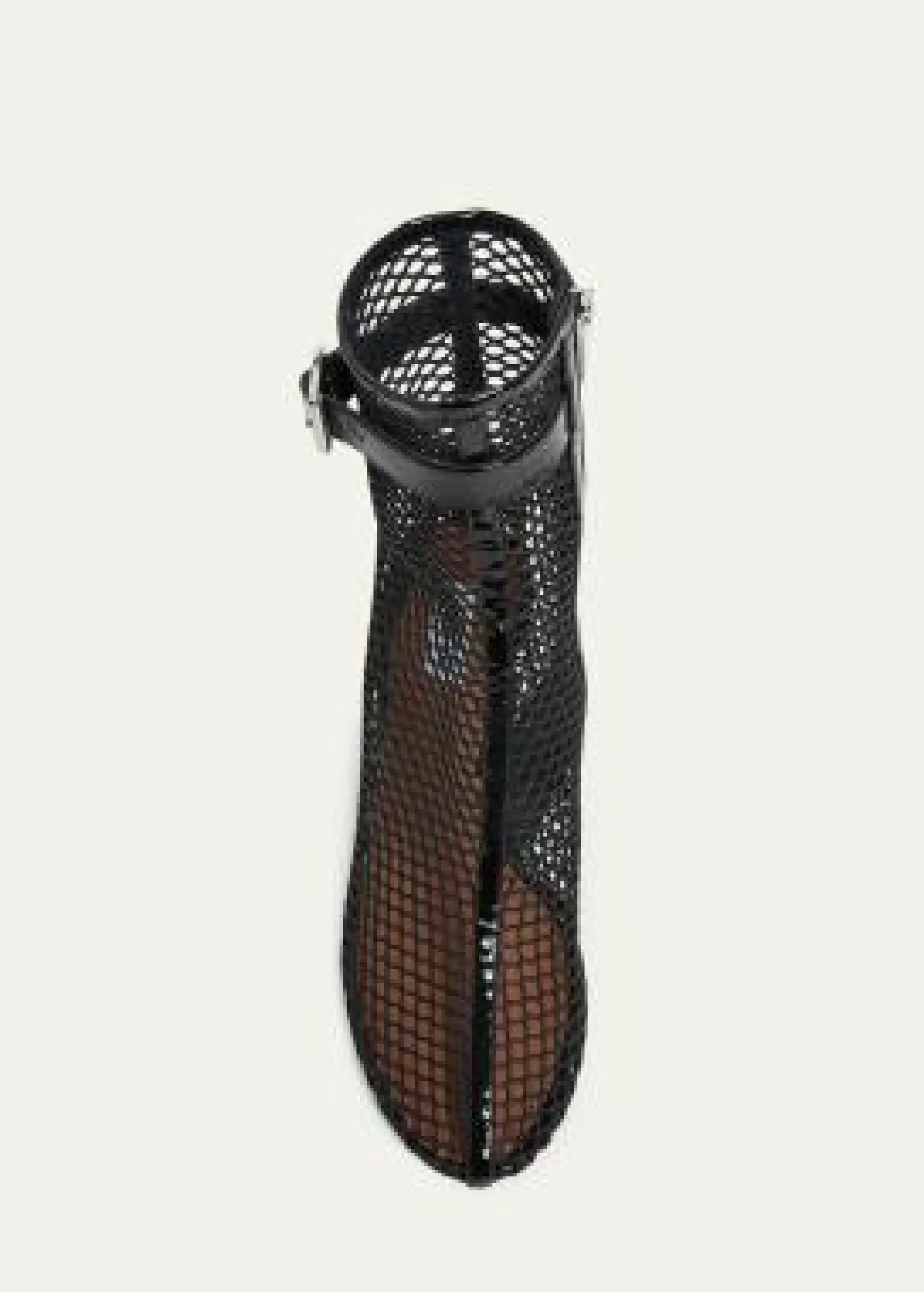 ALAIA55mm Fishnet Ankle Booties