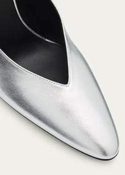 ALAIA90mm Metallic Leather Pumps