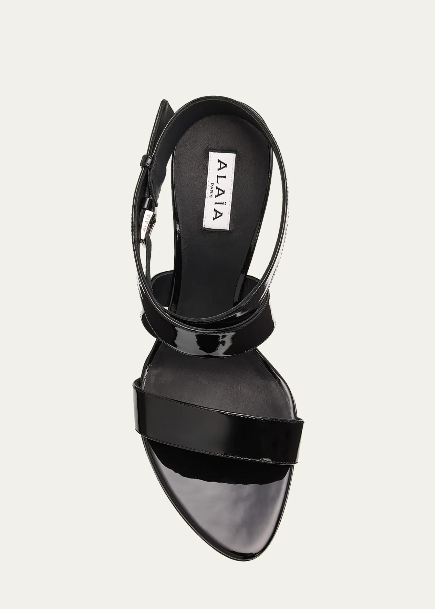 ALAIA90mm Patent Leather Sandals