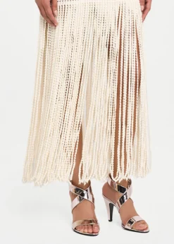 ALAIA90mm Patent Metallic Leather Sandals