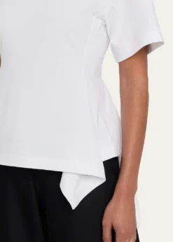 ALAIAPanelled Short-Sleeve Top