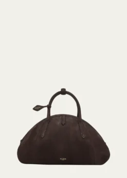 ALAIASmall Dome Top-Handle Bag in Suede