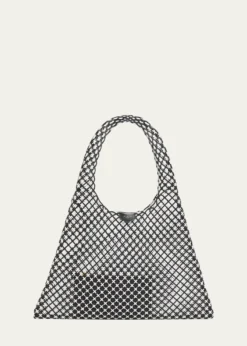 ALAIAWoven Leather Hobo Bag