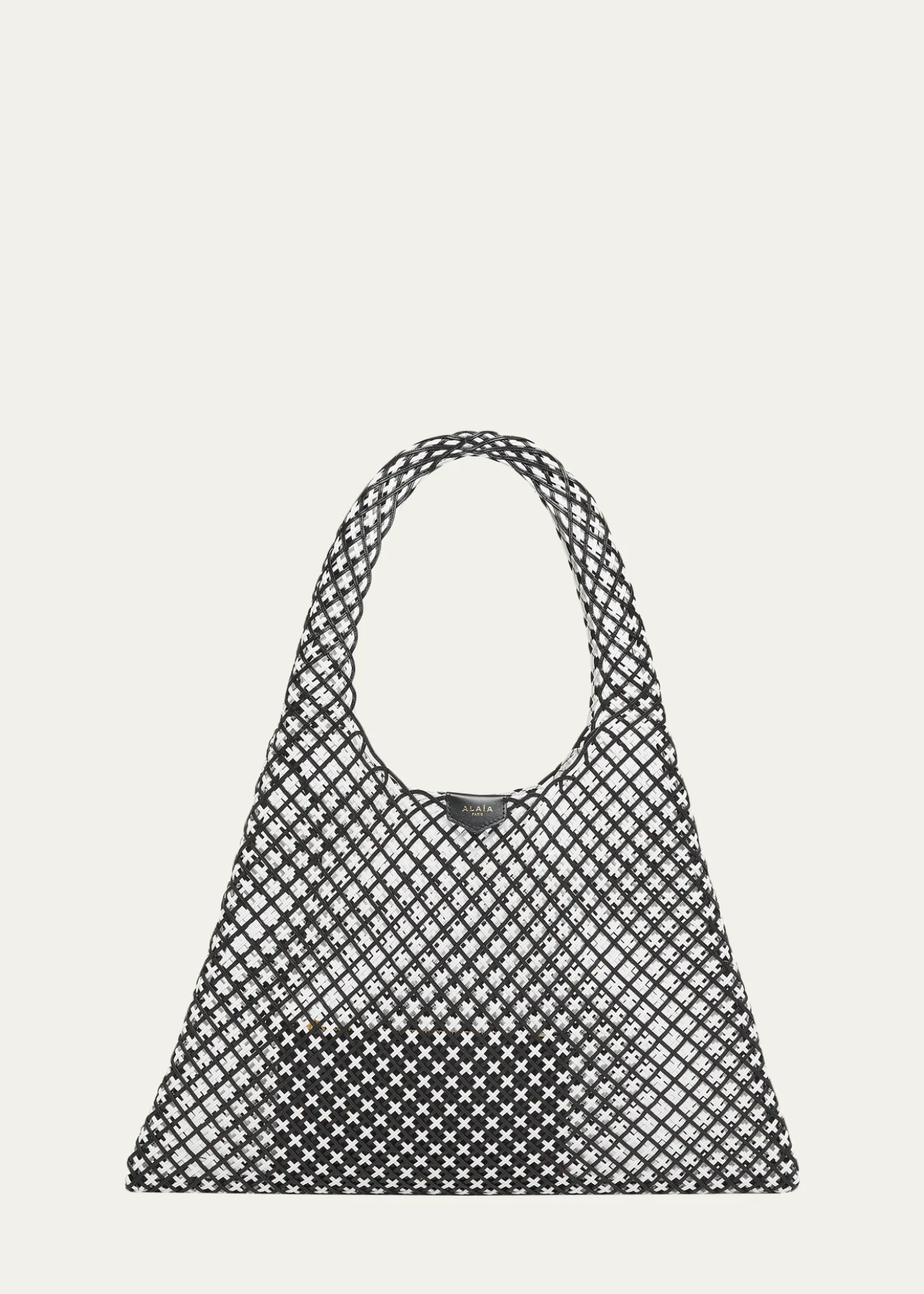 ALAIAWoven Leather Hobo Bag