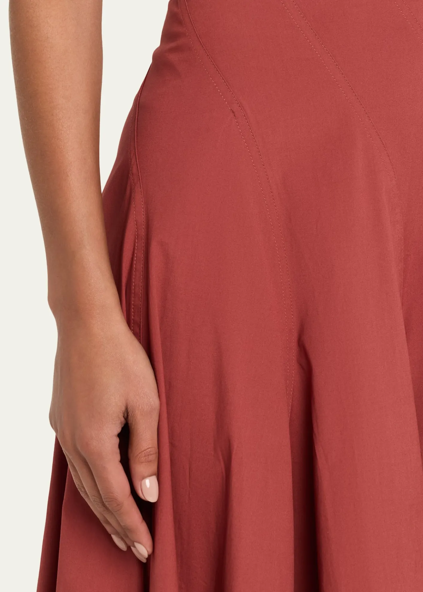 A.L.C.Gemma Paneled Midi Skirt