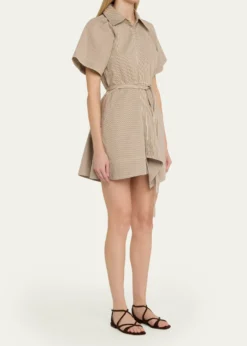 A.L.C.Julie Pinstripe Mini Shirtdress