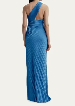 A.L.C.Lara Pleated Satin Gown