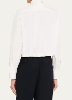 A.L.C.Leo Twist-Front Cotton Lawn Top