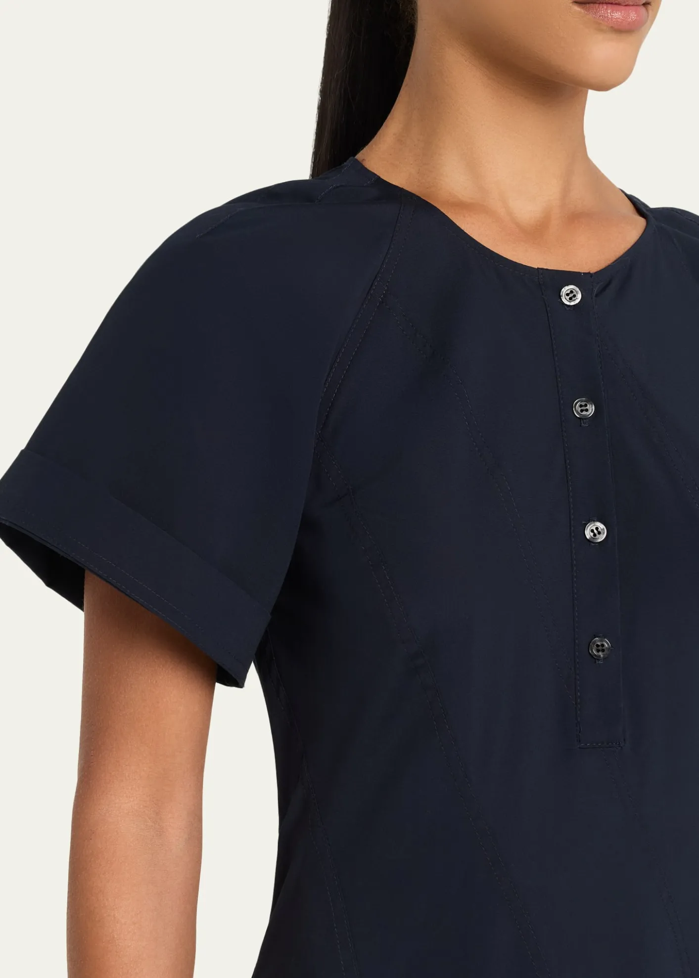 A.L.C.Lucille Cotton Poplin Midi Dress