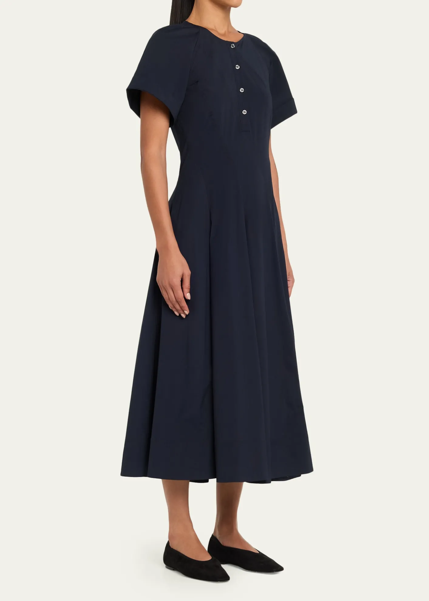 A.L.C.Lucille Cotton Poplin Midi Dress
